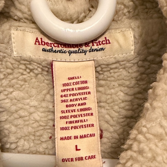 Denim Jacket with Sherpa Collar - Picture 3 of 3